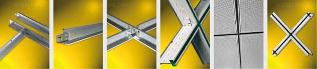 Aplicacion: perfiles para estructura T-bar Aplicacion: perfiles para estructura T-bar