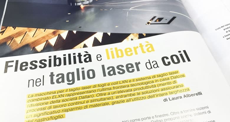 taglio laser flessibile da coil