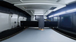 Dallan LXN III coil-fed laser blanking line in operation