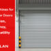 Roll-up shed door